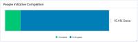 People Initiative Completion. Completed 15.4%.